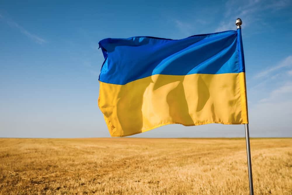 Ukraine flag (stylized)