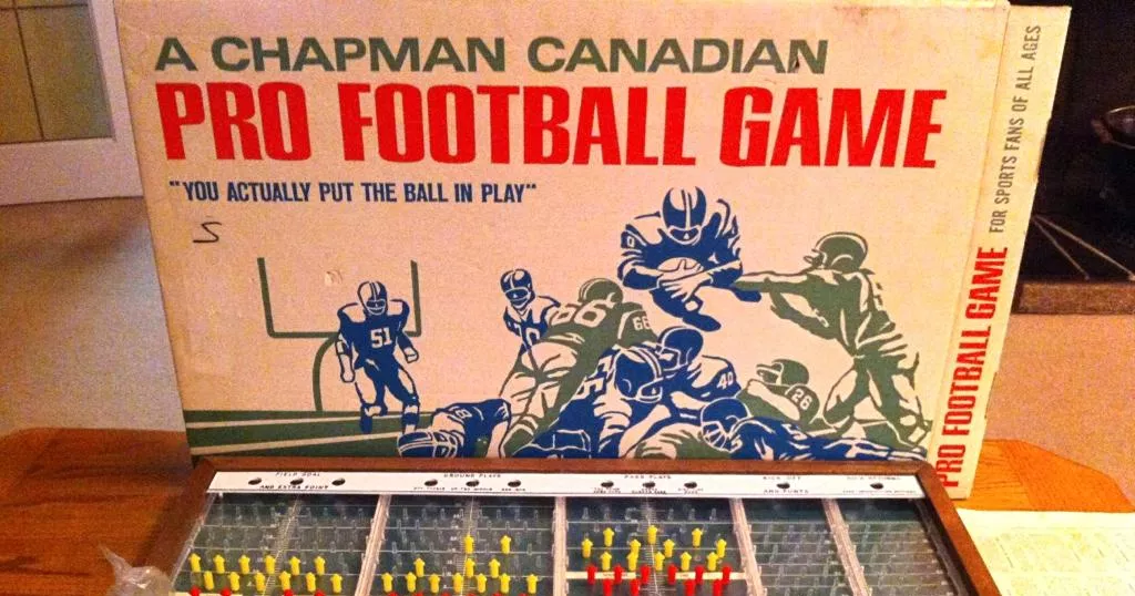 Keepsakes: 1969 Canadian Football board game