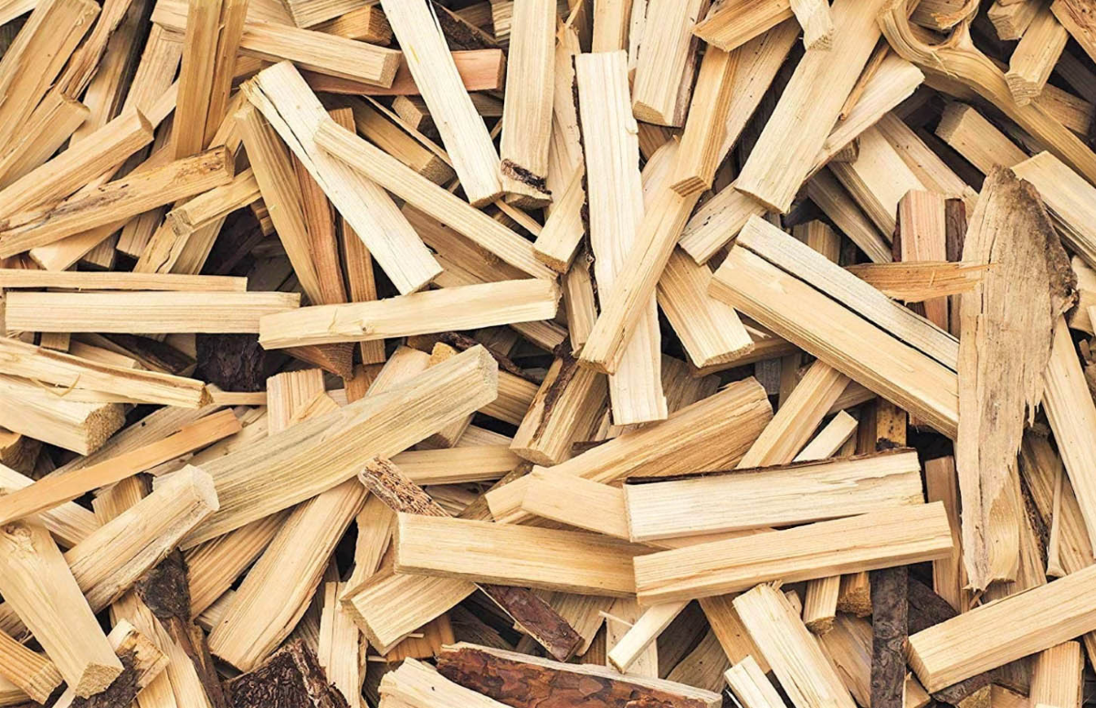 kindling - a pile of kindling filling the whole frame